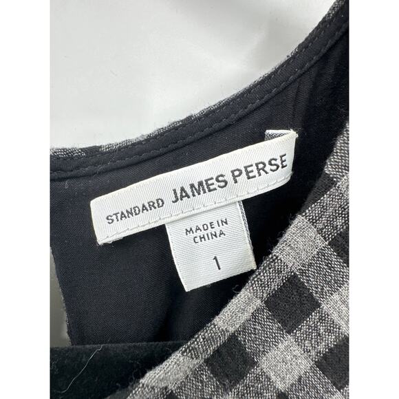 James Perse Twisted Drape Wool-Blend Shift Dress Size 1 - Picture 3 of 5